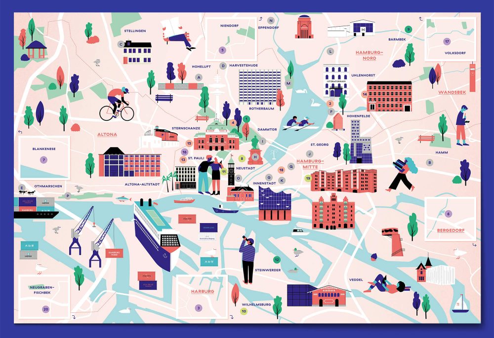 Raus! Nur Raus! Die literarische Rallye durch Hamburg, Literaturhaus Hamburg, Behörde für Kultur und Medien Hamburg