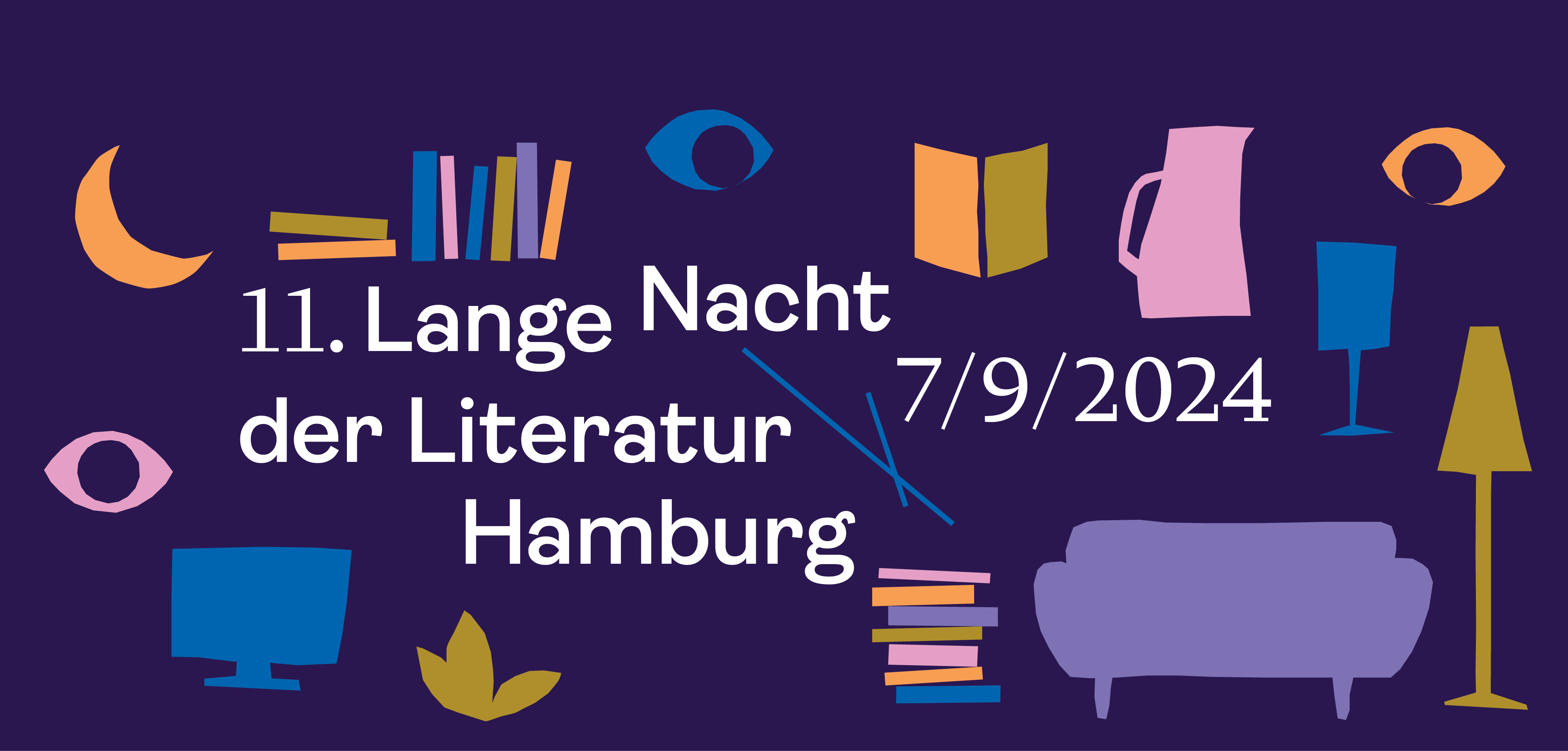Lange Nacht der Literatur Hamburg 2024, ein Literaturfestival von Literaturhaus Hamburg und Büchereck Niendorf